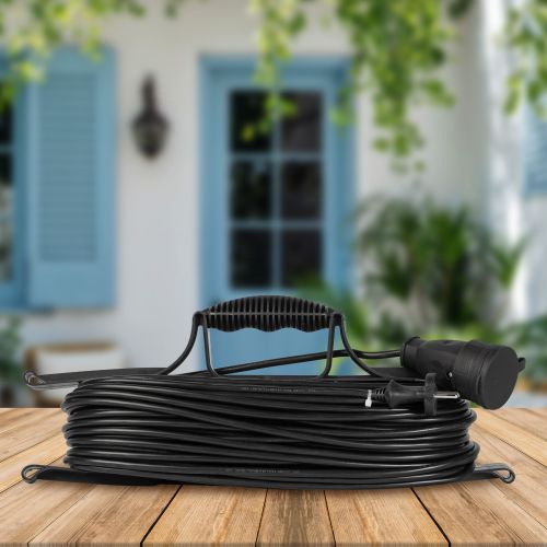 Удлинитель силовой GREEN LINE FR-10-40m Greenline на рамке 1 розетка без заземления 40м ПВС 2х1кв.мм Эра Б0065095 Б0065095