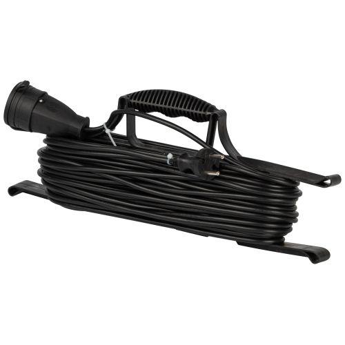 Удлинитель силовой GREEN LINE FR-6-30m Greenline на рамке 1 розетка без заземления 30м ПВС 2х0.75кв.мм Эра Б0065136 Б0065136