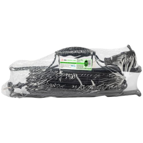 Удлинитель силовой GREEN LINE FR-6-20m Greenline на рамке 1 розетка без заземления 20м ПВС 2х0.75кв.мм Эра Б0065100 Б0065100