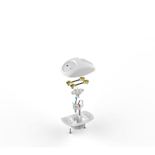 Разветвитель 2-м без заземл. 10А IP20 SPx-2-W бел. Эра Б0053480 Б0053480