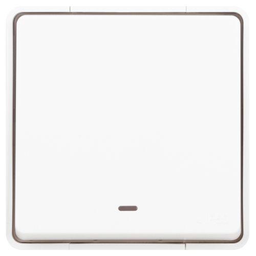 Выключатель Эксперт 11-1502-01 с подсветкой IP55 10АХ-250В ОУ бел. Эра Б0063305 Б0063305