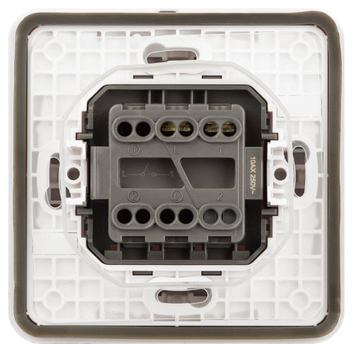 Выключатель Эксперт 11-1521-01 IP55 10АХ-250В СУ бел. Эра Б0063267 Б0063267