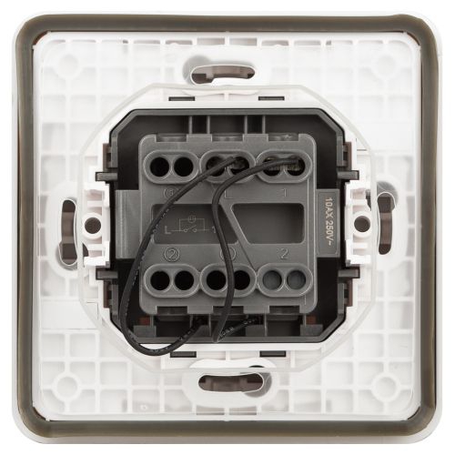 Выключатель Эксперт 11-1522-01 с подсветкой IP55 10АХ-250В СУ бел. Эра Б0063279 Б0063279