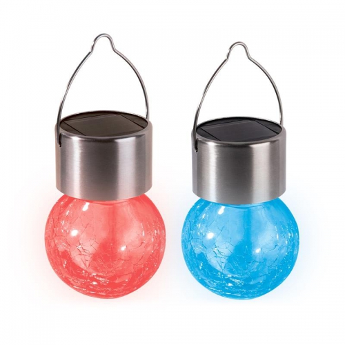 Светильник светодиодный SLR-L02 (комплект из 2х RGB светильников) подвесной на солнечн. батарее IP44 (уп.2шт) ФАZА 5048096 5048096