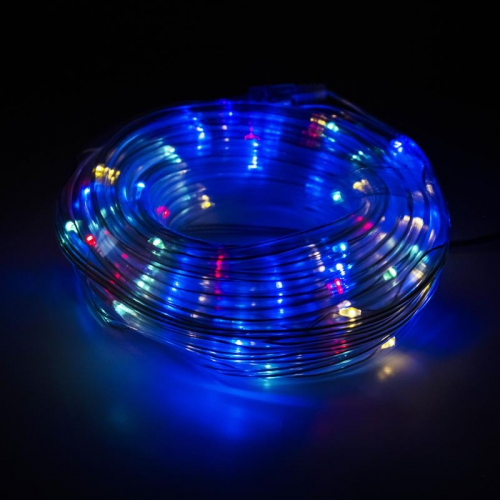 Светильник светодиодный садовый SLR-G06-100M 100LED дюралайт RGB мультицвет (заменяемый Ni-MH 500мА.ч аккумулятор) ФАZА 5060081 5060081