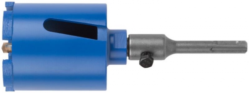 Коронка кольцевая по бетону алмазная безударная в сборе SDS-PLUS 5 зубьев 68мм MOS 33472М 33472М