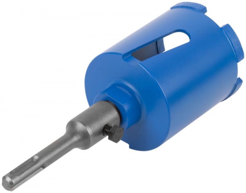 Коронка кольцевая по бетону алмазная безударная в сборе SDS-PLUS 5 зубьев 68мм MOS 33472М 33472М