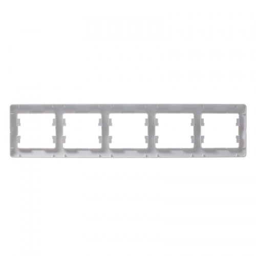 Рамка 5-м Glossa горизонт. алюм. SE GSL000305 GSL000305