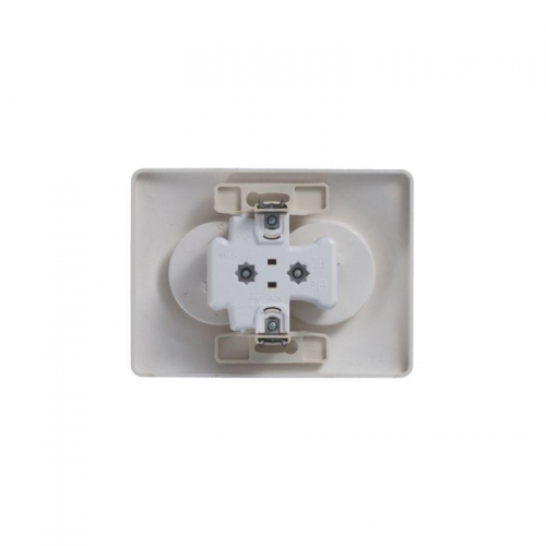 Розетка 2-м СП Glossa 16А IP20 без заземл. в сборе титан SE GSL000420 GSL000420