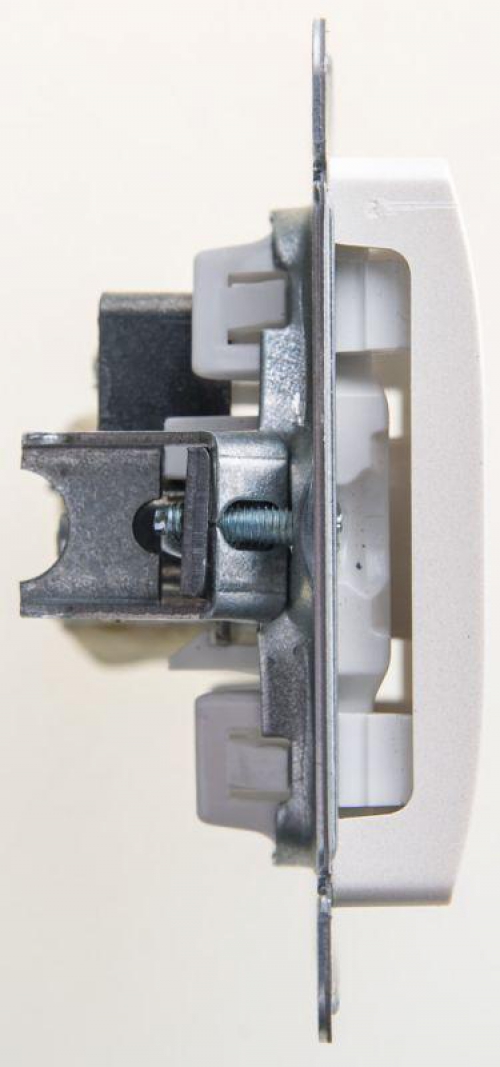 Розетка телевизионная одиночная TV 1-м СП Glossa 1дБ механизм перламутр SE GSL000691 GSL000691