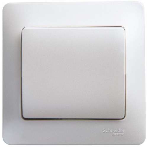 Выключатель 1-кл. СП Glossa 10А IP20 (сх. 1) 10AX в сборе перламутр. SE GSL000612 GSL000612