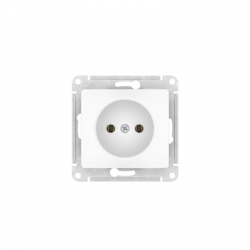 Розетка Glossa 16А без заземл. быстрозажим. клем. механизм бел. SE GSL000141S GSL000141S