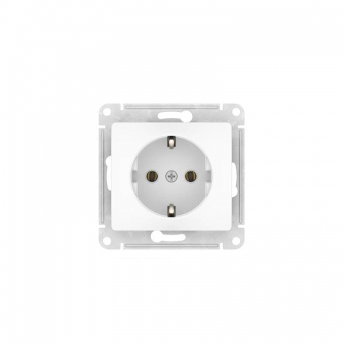 Розетка Glossa 16А с заземл. быстрозажим. клем. механизм бел. SE GSL000143S GSL000143S