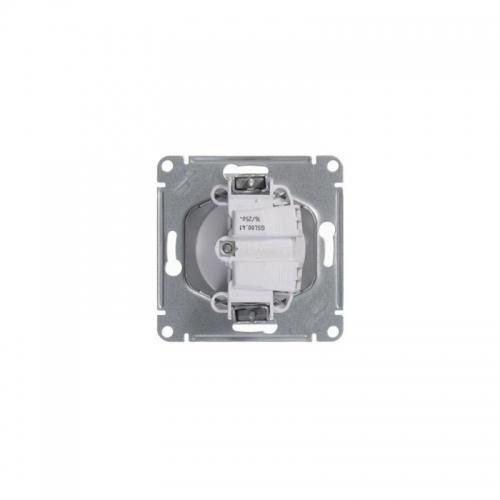 Розетка 1-м СП Glossa 16А IP20 без заземл. механизм бел. SE GSL000141 GSL000141