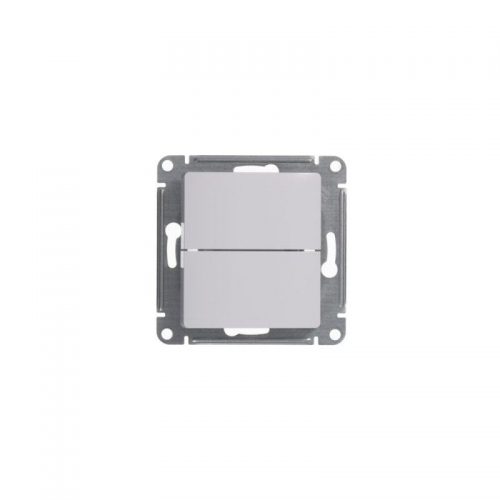 Выключатель 2-кл. СП Glossa 10А IP20 (сх. 5) 10AX механизм бел. SE GSL000151 GSL000151