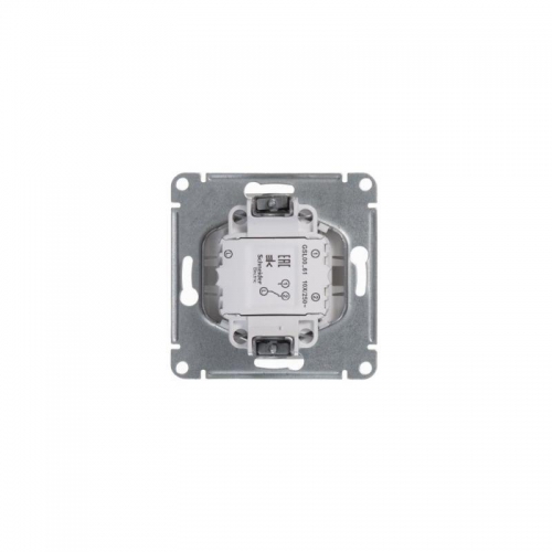 Переключатель проходной 1-кл. СП Glossa 10А IP20 (сх. 6) 10AX механизм бел. SE GSL000161 GSL000161
