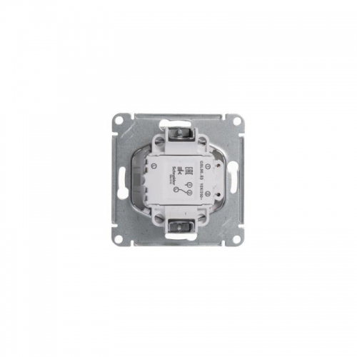 Переключатель проходной 1-кл. СП Glossa 10А IP20 (сх. 6а) 10AX с подсветкой механизм бел. SE GSL000163 GSL000163