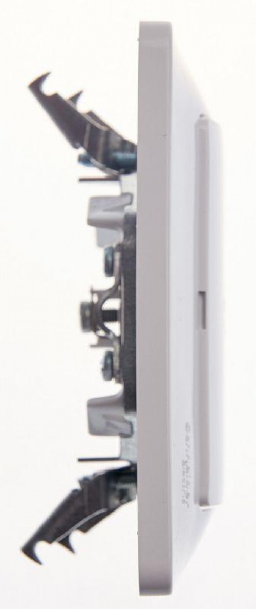 Розетка телевизионная проходная TV 1-м СП Glossa 4дБ механизм бел. SE GSL000192 GSL000192