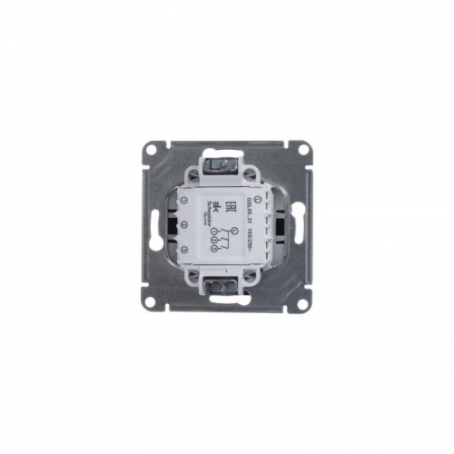 Выключатель 3-кл. СП Glossa 10А IP20 (сх. 1+1+1) 10AX механизм антрацит SE GSL000731 GSL000731