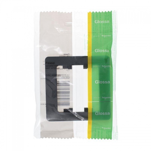 Рамка 1-м Glossa антрацит SE GSL000701 GSL000701