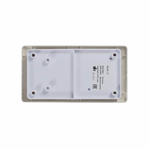 Блок комбинированный Glossa (розетка + 2-кл. выкл.) беж. SE GSL000272 GSL000272