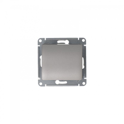 Переключатель проходной 1-кл. СП Glossa 10А IP20 (сх. 6) 10AX механизм платина SE GSL001261 GSL001261