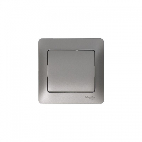 Выключатель 1-кл. СП Glossa 10А IP20 (сх. 1) 10AX механизм платина SE GSL001211 GSL001211