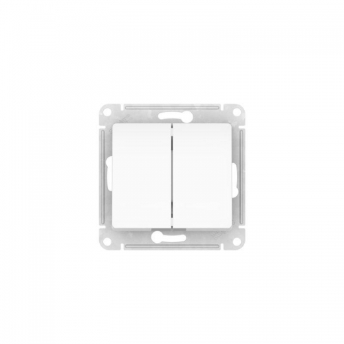 Выключатель 2-кл. Glossa (сх. 5) 10AX быстрозажим. клем. механизм бел. SE GSL000151S GSL000151S