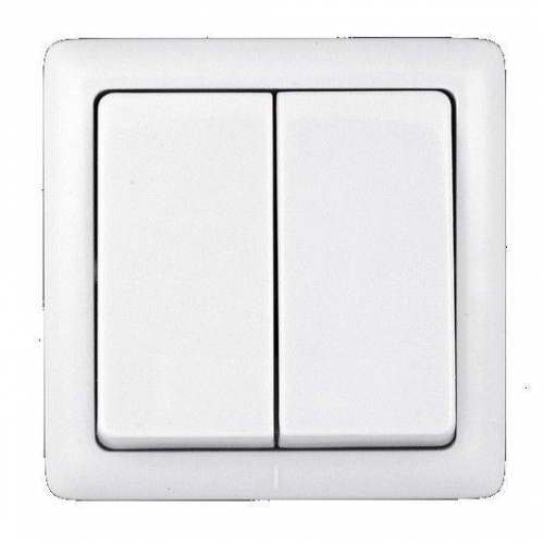 Выключатель 2-кл. ОП Хит 6А IP20 250В бел. SE VA56-232-B VA56-232-B