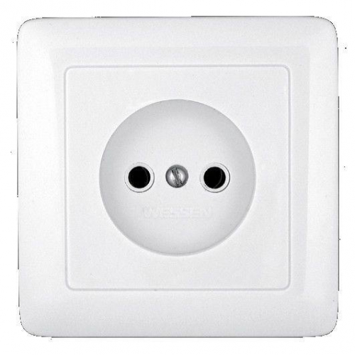 Розетка 1-м СП 1мод. Хит 10А IP20 250В без заземл. без защ. шторок бел. SE RS10-132-B RS10-132-B