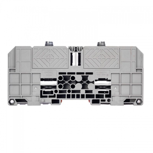 Клемма проходная болтовой зажим 2 точки подключения 185кв.мм сер. DKC FER-185 FER-185
