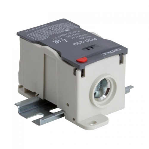 Блок распределительный винтовой зажим 1х120кв.мм 2х35кв.мм 5х16кв.мм 4х10кв.мм DKC POD-250 POD-250