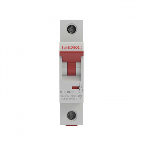 Выключатель автоматический модульный 1п C 16А 6кА MD63N YON MD63N-1PC16 MD63N-1PC16