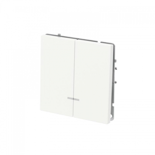 Выключатель 2-кл. KANT с подсветкой бел. магнолия DKC 7000134 7000134