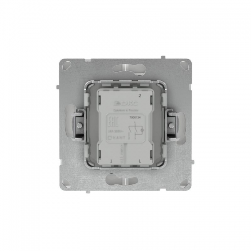 Выключатель 2-кл. KANT с подсветкой бел. магнолия DKC 7000134 7000134