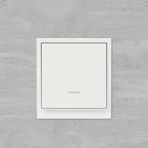 Переключатель 1-кл. KANT с подсветкой бел. магнолия DKC 7000143 7000143