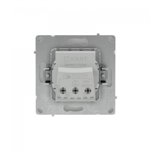 Розетка силовая KANT 2P+E без шторки бел. магнолия DKC 7000033 7000033