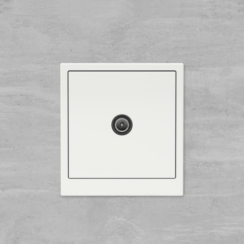 Розетка телевизионная проходная TV KANT бел. магнолия DKC 7000513 7000513