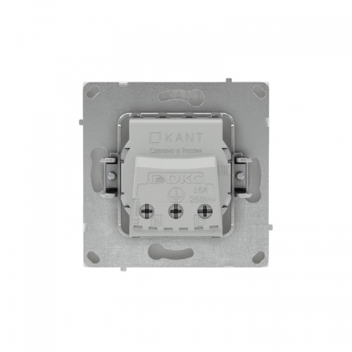 Розетка силовая KANT 2P+E без шторки бел. песок DKC 7010033 7010033