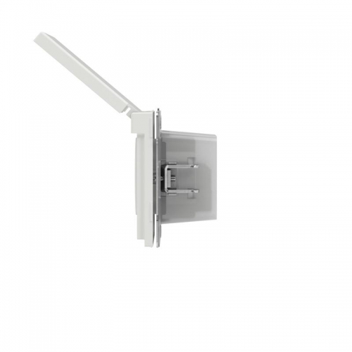 Розетка силовая KANT IP44 2P+E защ. шторки с крышкой бел. песок DKC 7010013 7010013