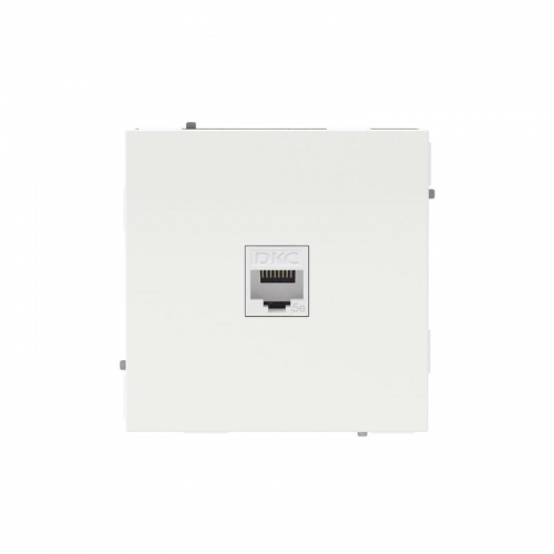 Розетка компьютерная 1-м KANT RJ45 кат.5E без шторки бел. песок DKC 7010663 7010663