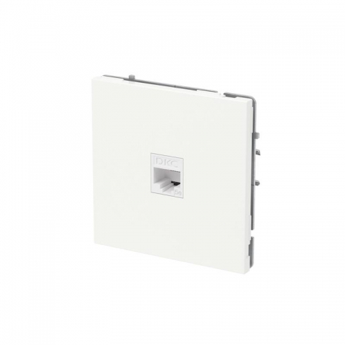 Розетка компьютерная 1-м KANT RJ45 кат.5E без шторки бел. песок DKC 7010663 7010663