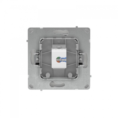 Розетка компьютерная 1-м KANT RJ45 кат.5E без шторки бел. песок DKC 7010663 7010663