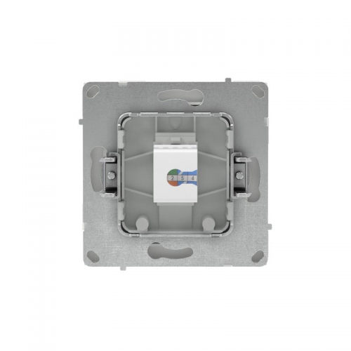 Розетка компьютерная 1-м KANT RJ45 кат.6A без шторки бел. песок DKC 7010673 7010673