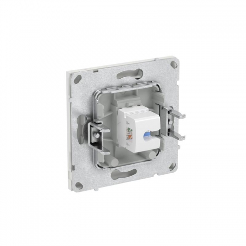 Розетка компьютерная 1-м KANT RJ45 кат.6A без шторки бел. песок DKC 7010673 7010673