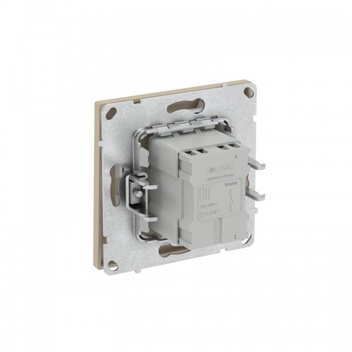 Выключатель 1-кл. KANT ванильн. марципан DKC 7015103 7015103