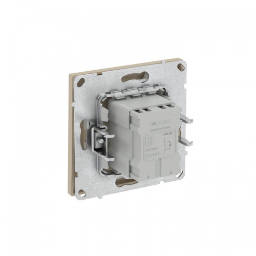 Выключатель 1-кл. KANT с подсветкой ванильн. марципан DKC 7015133 7015133