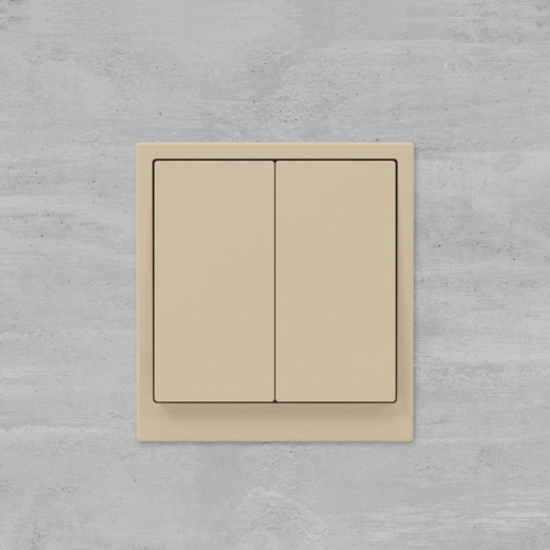 Выключатель 2-кл. KANT ванильн. марципан DKC 7015104 7015104