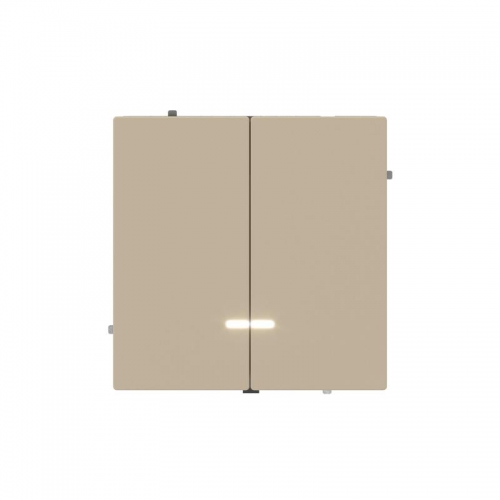 Выключатель 2-кл. KANT с подсветкой ванильн. марципан DKC 7015134 7015134