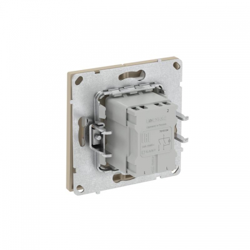 Выключатель 2-кл. KANT с подсветкой ванильн. марципан DKC 7015134 7015134